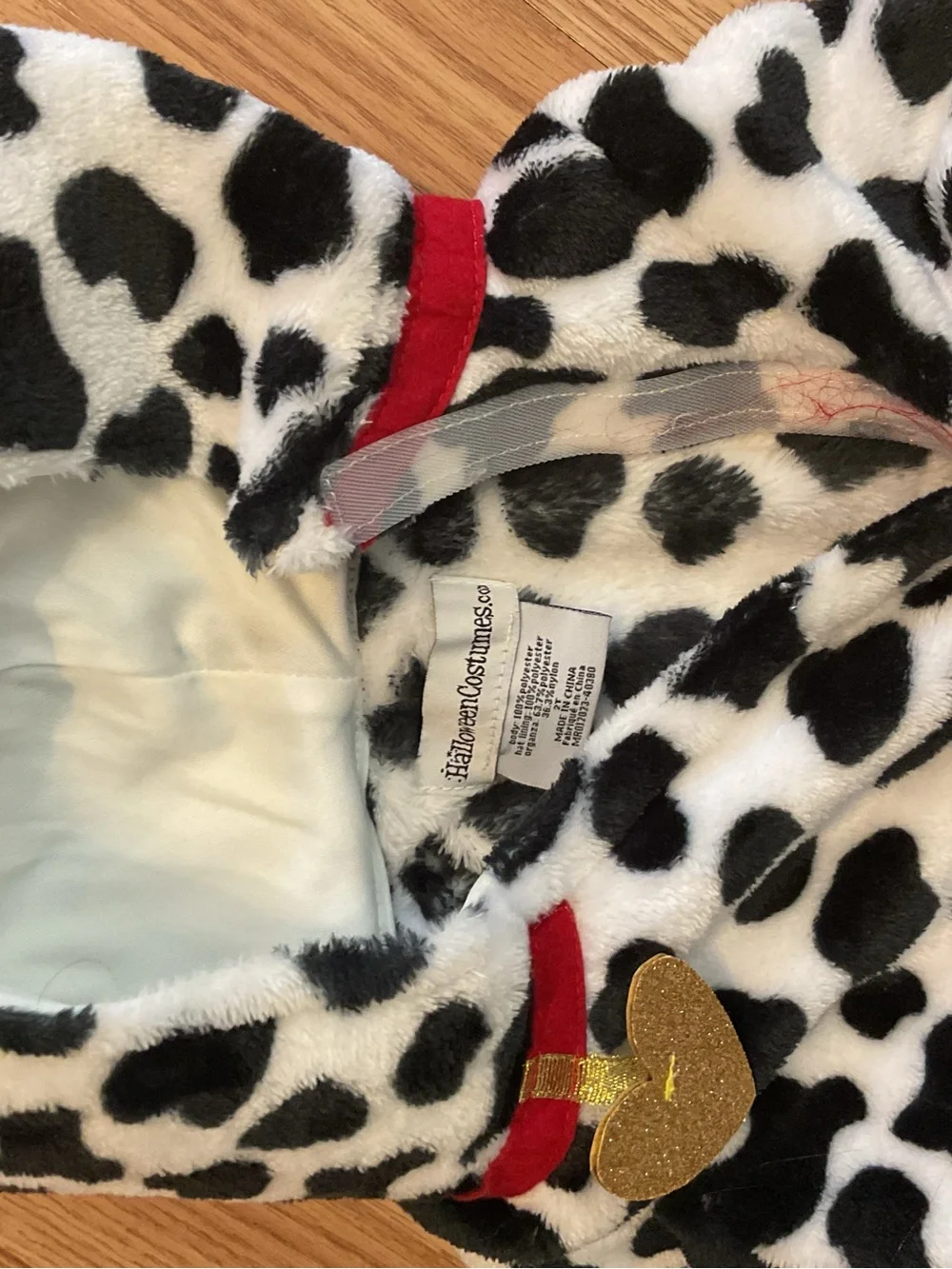 CHILDS 2T Dalmatian Pup Costume with Red Tutu Girls